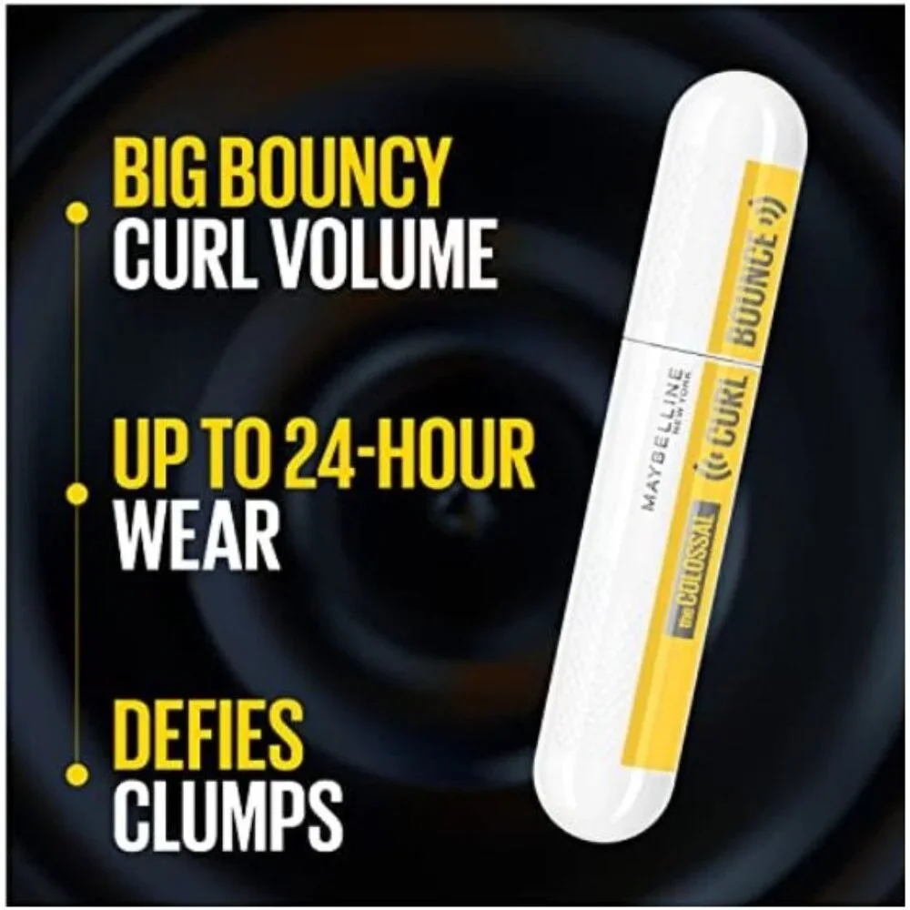 Maybelline Colossal Curl Bounce Washable Mascara 355 Very Black 10 ML